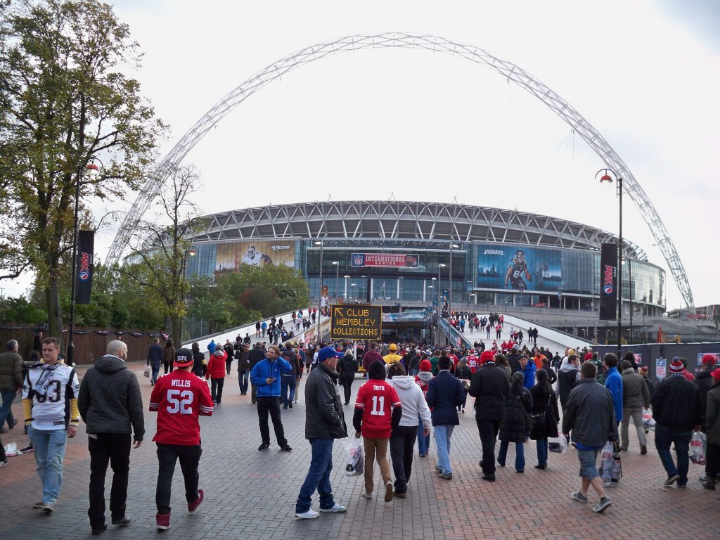 Immer wieder beeindruckend: London, Wembley