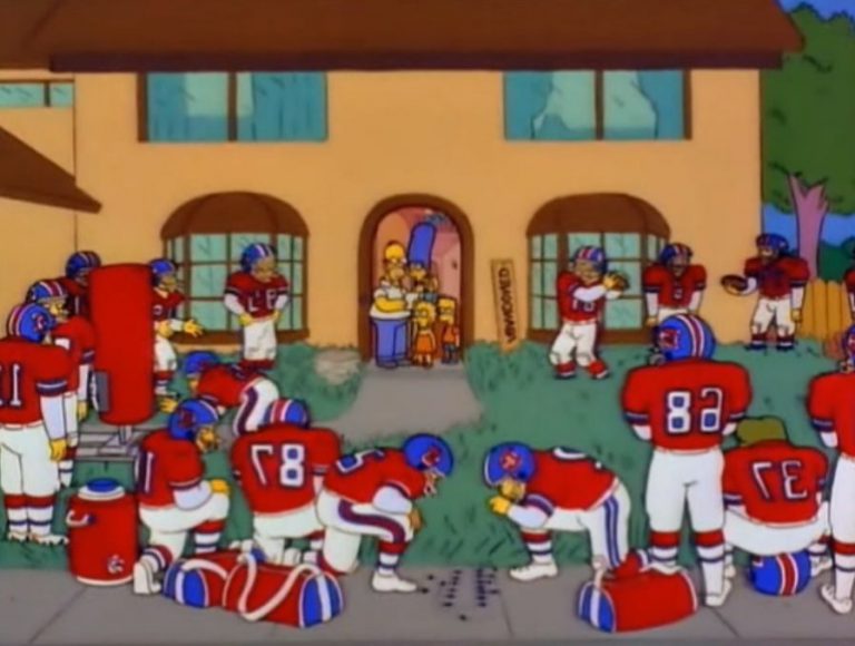 Die Simpsons und die NFL BeimFootball