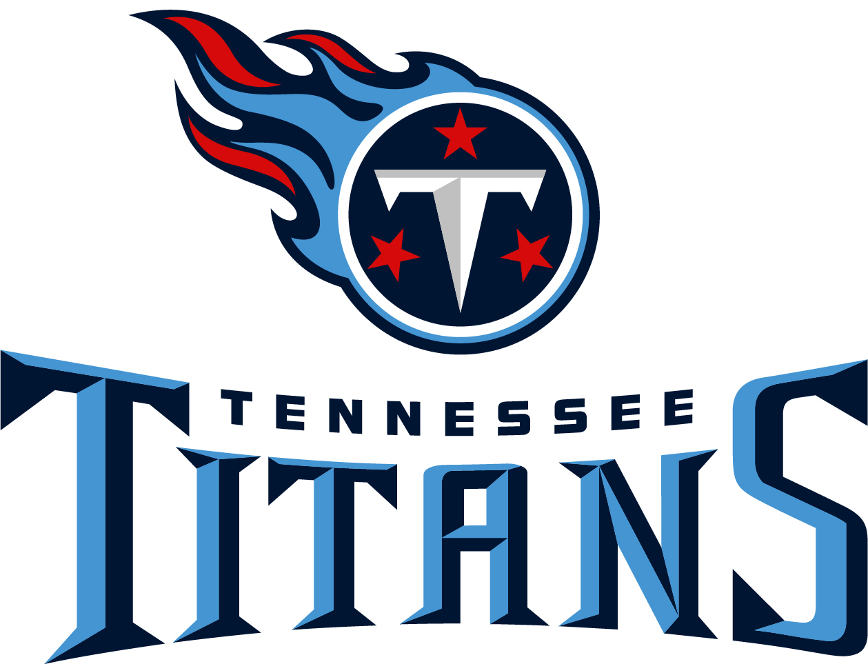 Tennessee Titans - Logo und Schrift