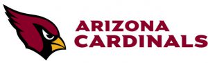 Arizona Cardinals - Logo mit Schrift klein