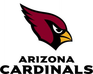 Arizona Cardinals - Logo mit Schrift
