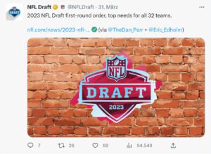 Wie funktioniert der NFL Draft - Twitter