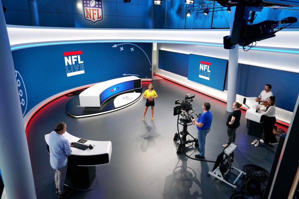 NFL-Studio von RTL - Jana 2