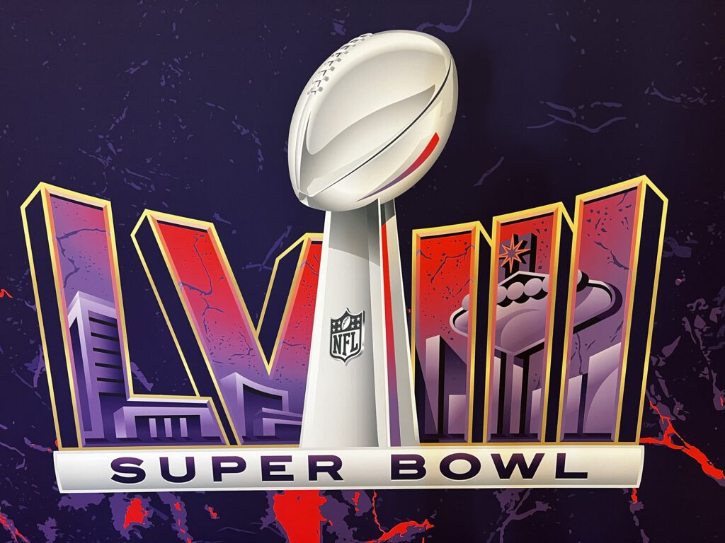 Super Bowl LVIII Las Vegas Logo