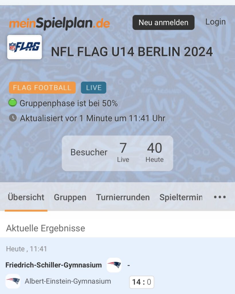 NFL Flag Football Finale 20204 Berlin