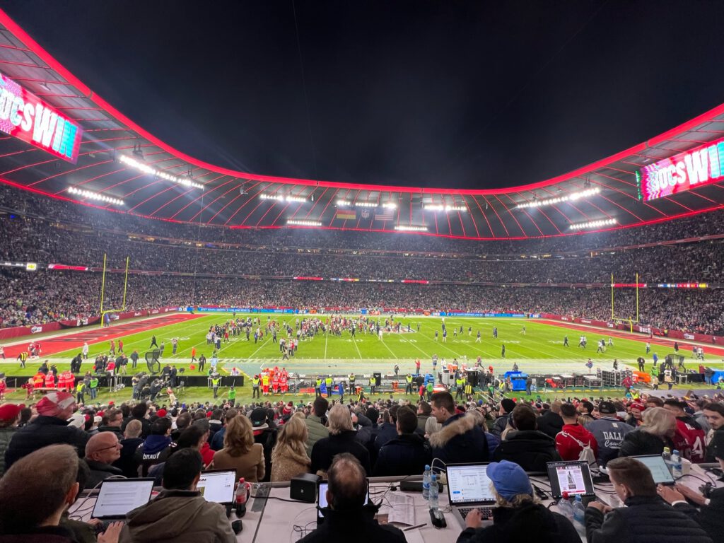 So wird die Allianz Arena für die NFL umgebaut