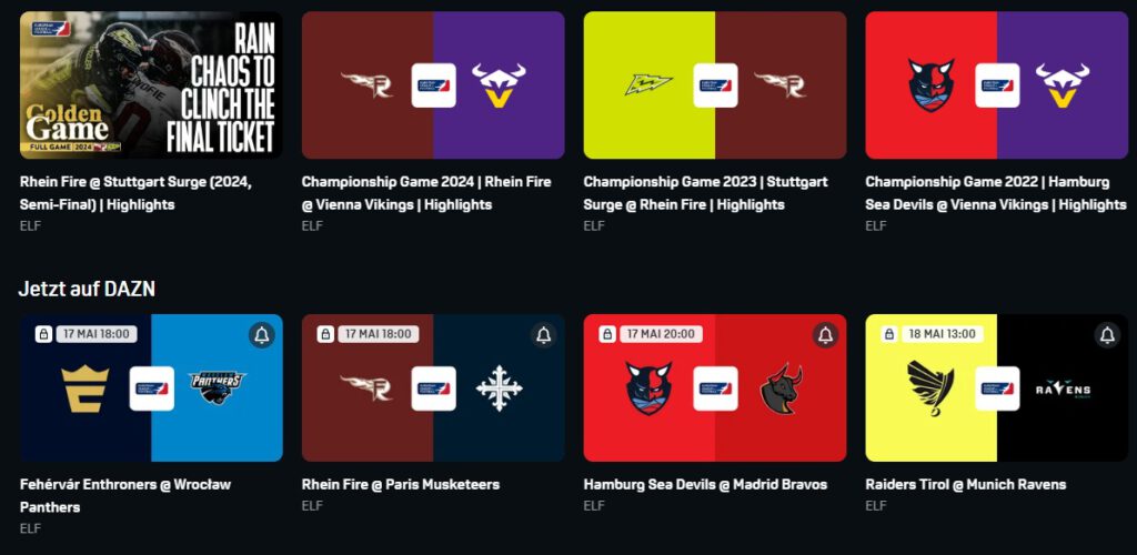 So funktioniert der ELF Game Pass auf DAZN