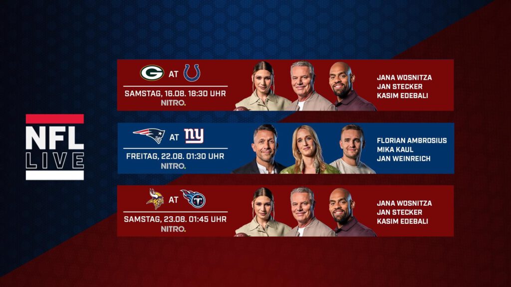 Es geht los - So startet die NFL Preseason bei RTL