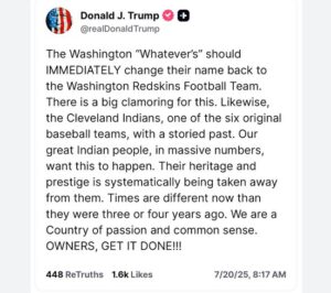 Donald Trump meint es ernst - und droht NFL Team