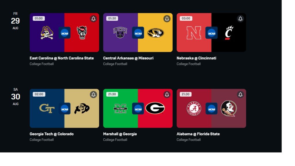 Endlich wieder College Football im deutschen TV