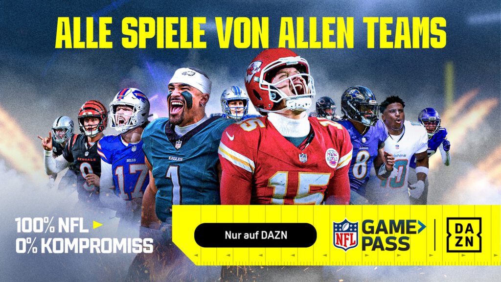 NFL auf DAZN - So läuft die Saison 2025