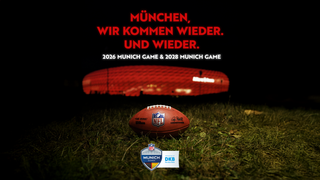 NFL in München - das dritte Spiel in der Allianz Arena kommt 2026